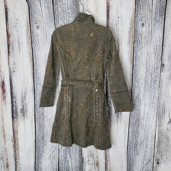 Seta Max Distressed Boling Embellished Jacket - Picture 3 of 16